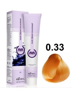 KAARAL AAA Hair crem colorant .33 золотистый корректор 100мл