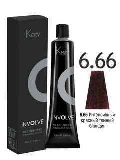 KEZY Involve color 6.66 Темный блондин красный интенсивный 100 мл. 