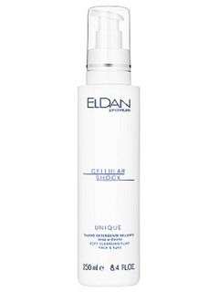 ELDAN Очищающее средство Premium cellular shock soft cleansing fluid face&eyes, 250 мл