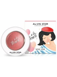 Alvin D'or A LA FRENCH Запеченные румяна для лица Soie Fine (тон 04 Ash rose), 3,2 гр.