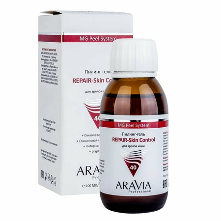 Aravia Пилинг-гель REPAIR-Skin Control 40%, для возрастной кожи, 100 мл.
