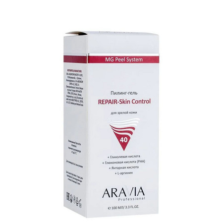 Aravia Пилинг-гель REPAIR-Skin Control 40%, для возрастной кожи, 100 мл.