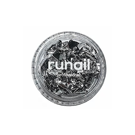  RuNail Фольга для ногтей поталь в банке (цвет: серебро)