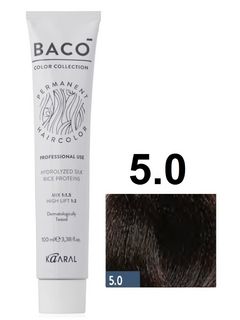 KAARAL Baco color  5.0 светлый каштан 100 мл