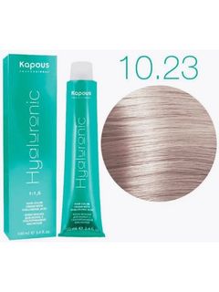 Kapous Hyaluronic 10.23 Платиновый блондин перламутровый, 100 мл