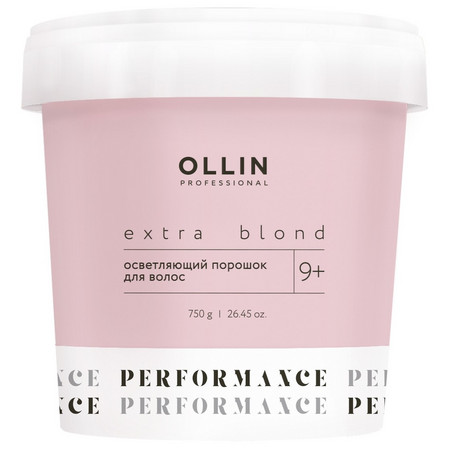 OLLIN EXTRA BLOND PERFORMANCE 9+ Осветляющий порошок для волос 750г 