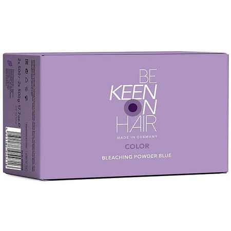 KEEN BLEACHING POWDER ГОЛУБОЙ  (коробка), 2х500 г Блондирующий порошок 