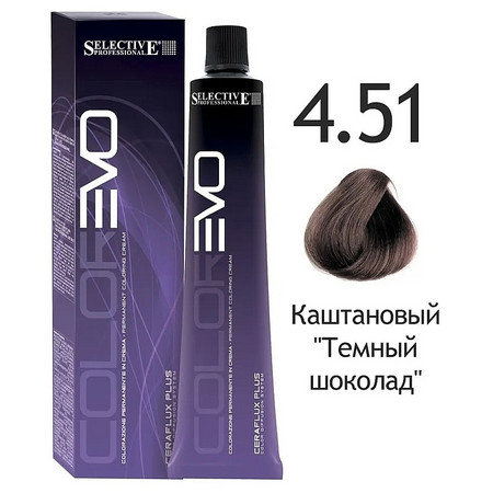 SELECTIVE COLOREVO 4.51  каштановый 