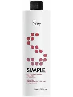 Шампунь для поддержания цвета окрашенных волос, 1000 мл. Simple KEZY