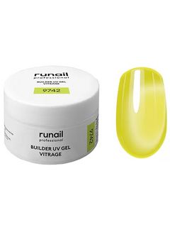 RuNail Моделирующий УФ-гель витражный BUILDER UV GEL VITRAGE, 15г №9742