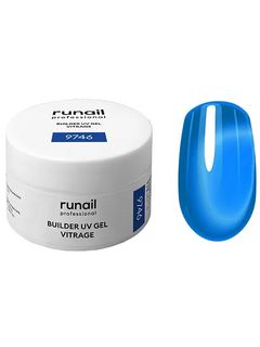 RuNail Моделирующий УФ-гель витражный BUILDER UV GEL VITRAGE, 15г №9746