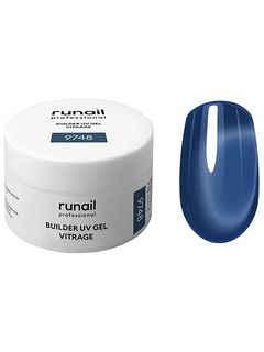 RuNail Моделирующий УФ-гель витражный BUILDER UV GEL VITRAGE, 15г №9748