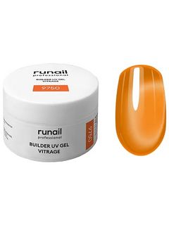 RuNail Моделирующий УФ-гель витражный BUILDER UV GEL VITRAGE, 15г №9750