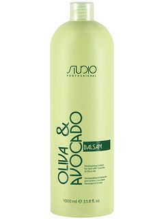 Бальзам увлажняющий для волос с маслами авокадо и оливы, 1000 мл. Studio KAPOUS