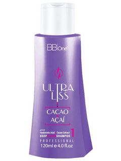 BB One Ultra Liss Cacao & Acai Подготавливающий шампунь 120 мл (шаг 1)