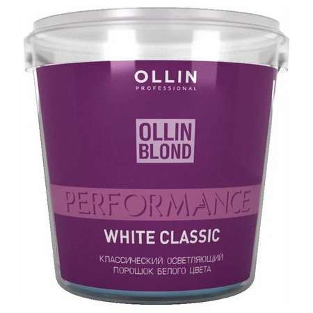 OLLIN BLOND PERFORMANCE Осветляющий порошок белого цвета, 500 г.