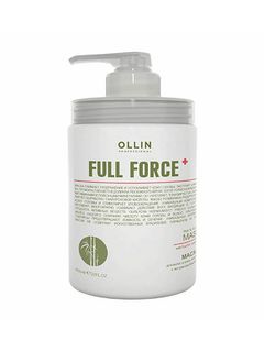 OLLIN FULL FORCE Маска для волос и кожи головы с экстрактом бамбука 650мл