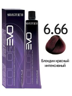 SELECTIVE COLOREVO 6.66 темный блондин красный интенсивный