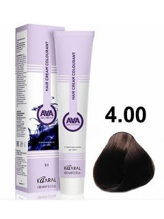 KAARAL AAA Hair crem colorant 4.00 каштан интенсивный натуральный 100мл 