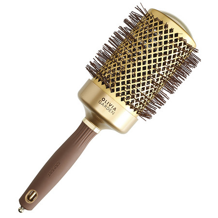 Olivia Garden Expert Blowout Shine Gold&Brown Термобрашинг Nano Thermic нейлон.щетина d.65 мм