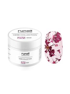 RuNail Гель-лак с сухоцветами Herb Collection 5 г