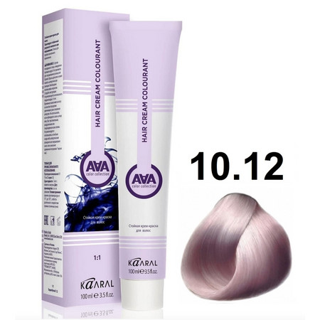 KAARAL AAA Hair crem colorant 10.12 Очень очень светлый пепельно-фиолетовый блондин 100мл