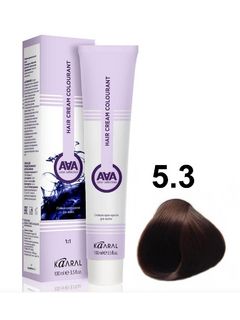 KAARAL AAA Hair crem colorant 5.3 светлый золотистый каштан 100мл