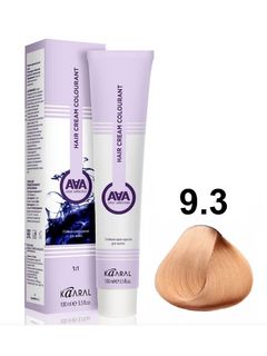 KAARAL AAA Hair crem colorant 9.3 очень светлый золотистый блондин 100мл