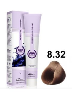 KAARAL AAA Hair crem colorant 8.32 светлый золотисто-фиолетовый блондин 100мл