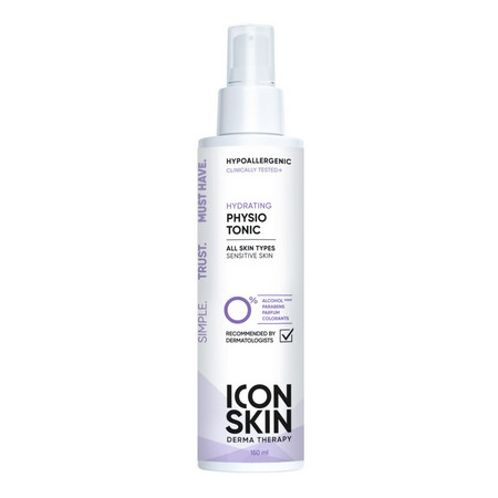 ICON SKIN DERMA THERAPY Увлажняющий тоник для лица для всех типов кожи PHYSIO TONIC 150 мл