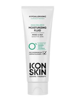 ICON SKIN DERMA THERAPY Увлажняющий флюид для комбинированной и жирной кожи AQUA BALANCE 75 мл