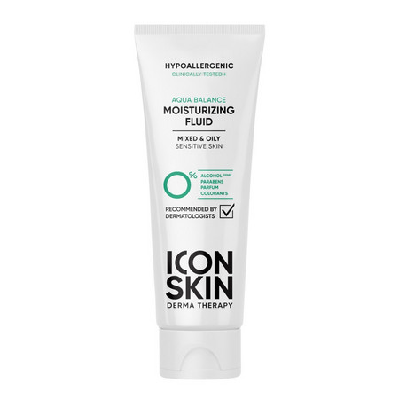 ICON SKIN DERMA THERAPY Увлажняющий флюид для комбинированной и жирной кожи AQUA BALANCE 75 мл