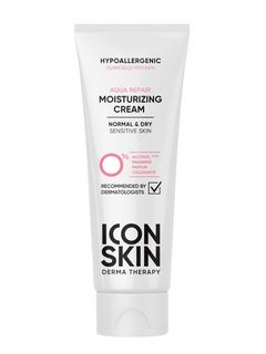 ICON SKIN DERMA THERAPY Увлажняющий крем для нормальной и сухой кожи AQUA REPAIR 75 мл