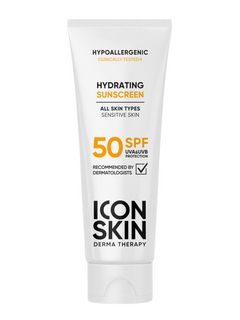 ICON SKIN DERMA THERAPY Увлажняющий солнцезащитный крем для всех типов кожи SPF50 75 мл