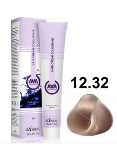 KAARAL AAA Hair crem colorant 12.32 экстра светлый золотисто-фиолетовый блондин 100мл