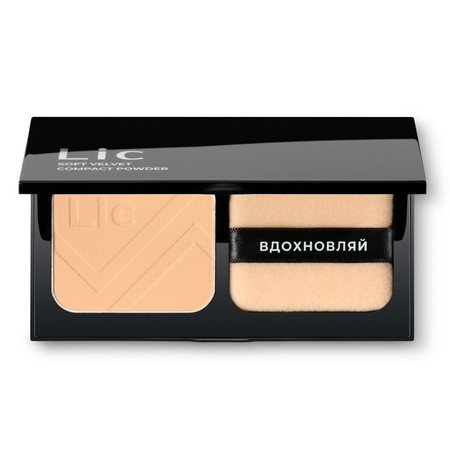 LIC Пудра компактная Soft Velvet Compact Powder (03N) 9 гр. 