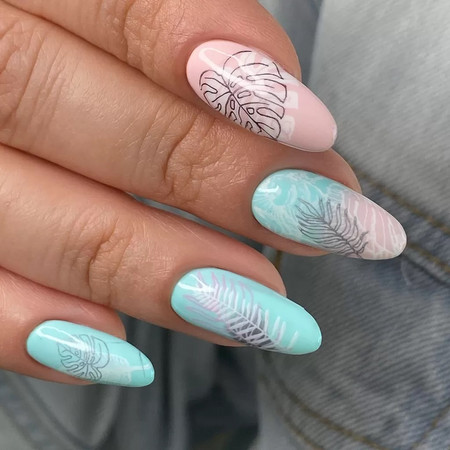 Kapous Nails Пластина для стемпинга 