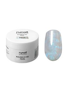 RuNail Моделирующий УФ-гель c жемчужным эффектом BUILDER UV GEL PEARL, 15г №9505