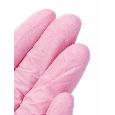 Перчатки однораз.нитриловые NitriMax розовые, 3,8 г. XS 50 пар/уп. - 1 пара