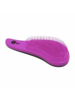 Erika English Brush Щетка массажная розовая, пластик, для расчесывания мокрых и запутанных волос 