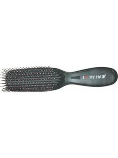 I Love My Hair SPIDER Щетка массаж. черная мини, пластик, для расчесывания мокрых и запутанных волос