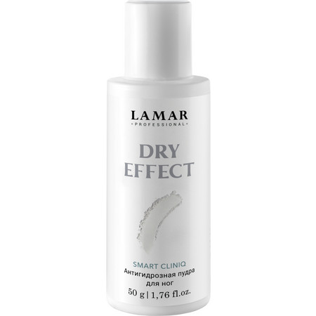 LAMAR Антигидрозная пудра для ног DRY EFFECT 100 мл / 50 г.