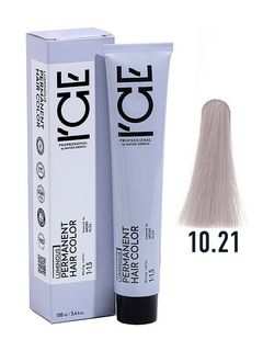 ICE Professional LUMINOUS HAIR COLOR 10.21 светлый блонд фиолетово-пепельный 100 мл.