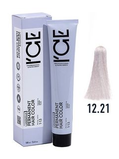 ICE Professional LUMINOUS HAIR COLOR 12.21 супер блонд фиолетово-пепельный 100 мл.