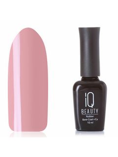 IQ BEAUTY Базовое камуфлирующее покрытие каучуковое с кальцием (карамельный) 10 мл