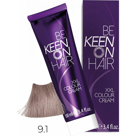 KEEN COLOUR CREAM 9.1 Светло-пепельный блондин/ Hellblond Asch, 100 мл