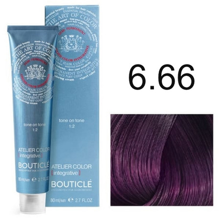 BOUTICLE Atelier color 6.66 темно-русый интенсивный фиолетовый