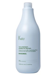 Kezy I am AVOCADO Шампунь с экстрактом авокадо для сухих волос, 1000 мл.