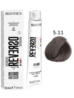 SELECTIVE Reverso Hair Color 5.11 Светло-каштановый пепельный интенсивный