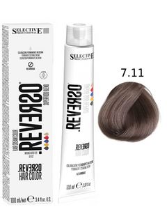 SELECTIVE Reverso Hair Color 7.11 Блондин пепельный интенсивный 